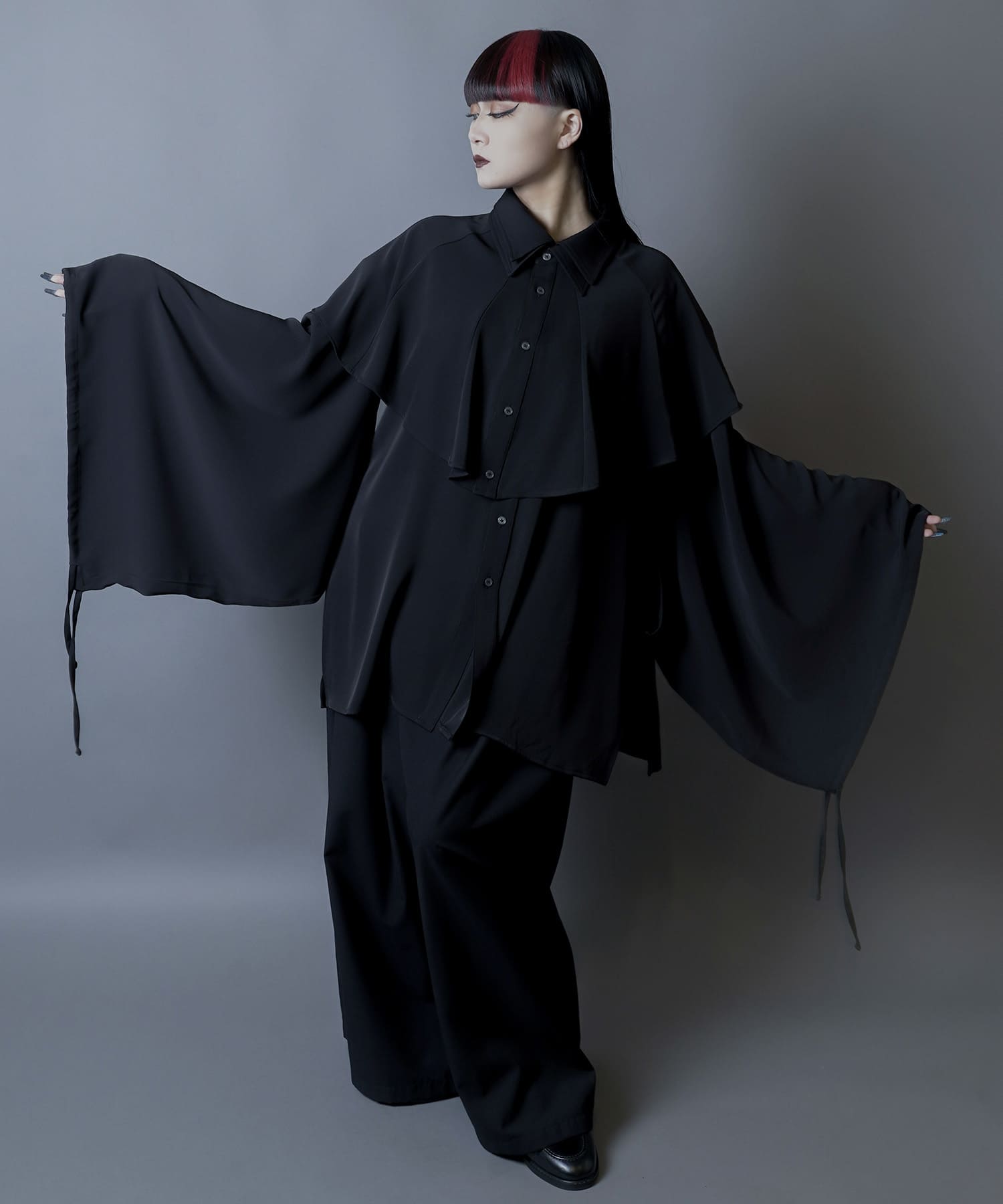 umbrella cape kimono shirt